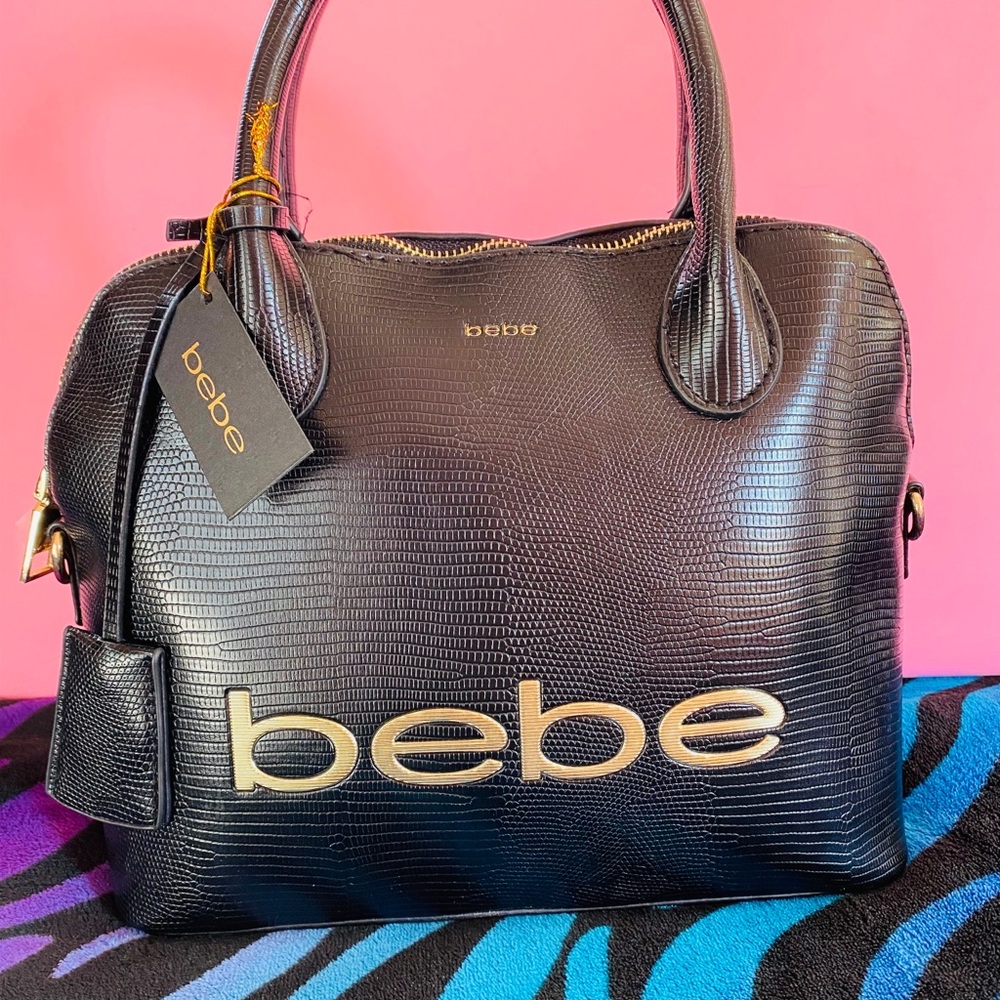 NWT Black BEBE Bag - Picture 3 of 12